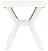VidaXL Bistrotafel 70x70x72 cm kunststof wit