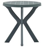 VidaXL Bistrotafel Ø70 cm kunststof groen