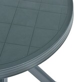 VidaXL Bistrotafel Ø70 cm kunststof groen