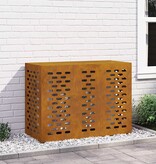 VidaXL Airconditioner hoes Roestig 110 x 50 x 80 cm Cortenstaal
