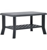 VidaXL Salontafel 90x60x46 cm kunststof antraciet