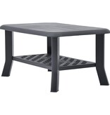 VidaXL Salontafel 90x60x46 cm kunststof antraciet