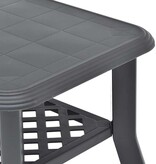 VidaXL Salontafel 90x60x46 cm kunststof antraciet