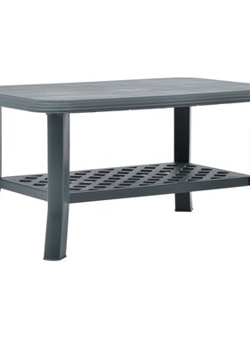VidaXL Salontafel 90x60x46 cm kunststof groen
