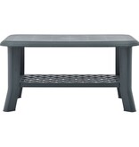 VidaXL Salontafel 90x60x46 cm kunststof groen