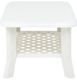 VidaXL Salontafel 90x60x46 cm kunststof wit