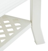 VidaXL Salontafel 90x60x46 cm kunststof wit