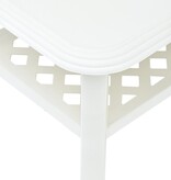 VidaXL Salontafel 90x60x46 cm kunststof wit