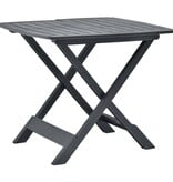 VidaXL Tuintafel inklapbaar 79x72x70 cm kunststof antraciet