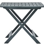 VidaXL Tuintafel inklapbaar 79x72x70 cm kunststof groen