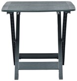VidaXL Tuintafel inklapbaar 79x72x70 cm kunststof groen