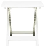 VidaXL Tuintafel inklapbaar 79x72x70 cm kunststof wit