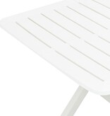 VidaXL Tuintafel inklapbaar 79x72x70 cm kunststof wit