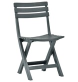 VidaXL Tuinstoelen inklapbaar 2 st kunststof groen