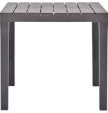 VidaXL Tuintafel 78x78x72 cm kunststof mokka