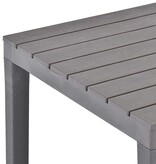 VidaXL Tuintafel 78x78x72 cm kunststof mokka