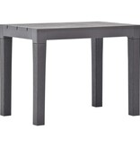 VidaXL Tuinbanken 2 st kunststof mokka