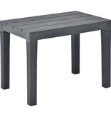 VidaXL Tuinbanken 2 st kunststof antraciet