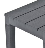 VidaXL Tuinbanken 2 st kunststof antraciet