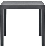 VidaXL Tuintafel met 2 banken kunststof antraciet