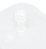 VidaXL Parasolvoet gevuld met zand/water 16 L kunststof wit
