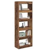 VidaXL Boekenkast Oud hout 60 x 30 x 166 cm Bewerkt hout