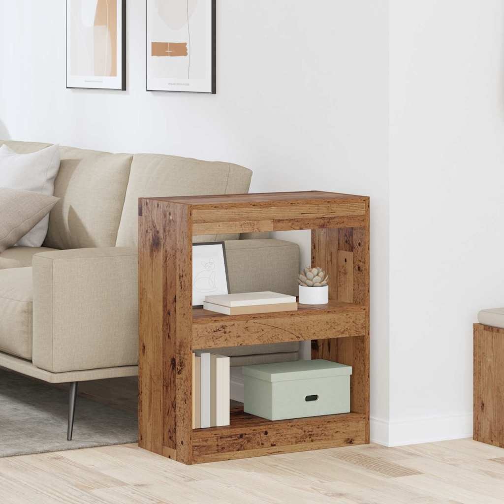 VidaXL Boekenkast Oud hout 60 x 30 x 72 cm Bewerkt hout