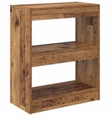 VidaXL Boekenkast Oud hout 60 x 30 x 72 cm Bewerkt hout