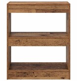 VidaXL Boekenkast Oud hout 60 x 30 x 72 cm Bewerkt hout