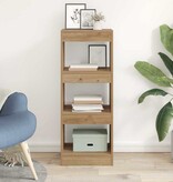 VidaXL Boekenkast artisanaal eikenkleurig 40 x 30 x 103 cm