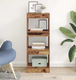 VidaXL Boekenkast Oud hout 40 x 30 x 103 cm Bewerkt hout