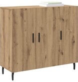 VidaXL Dressoir Bruin 90 x 34 x 80 cm Bewerkt hout