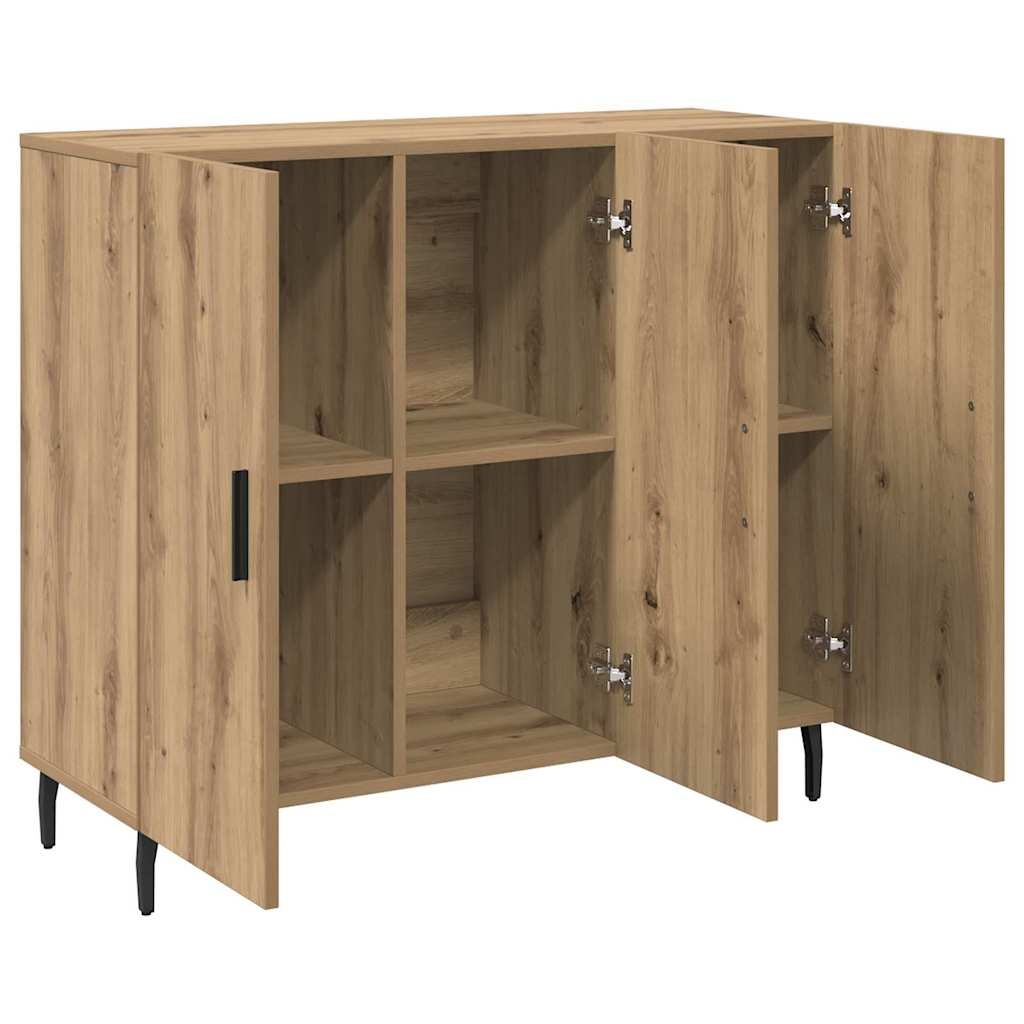 VidaXL Dressoir Bruin 90 x 34 x 80 cm Bewerkt hout