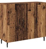 VidaXL Dressoir Bruin 90 x 34 x 80 cm Bewerkt hout