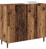 VidaXL Dressoir Bruin 90 x 34 x 80 cm Bewerkt hout