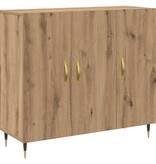 VidaXL Dressoir Bruin 90 x 34 x 80 cm Bewerkt hout