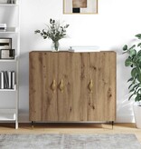 VidaXL Dressoir Bruin 90 x 34 x 80 cm Bewerkt hout