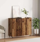 VidaXL Dressoir Bruin 90 x 34 x 80 cm Bewerkt hout