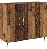 VidaXL Dressoir Bruin 90 x 34 x 80 cm Bewerkt hout