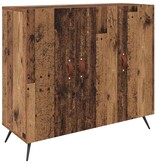 VidaXL Dressoir Bruin 90 x 34 x 80 cm Bewerkt hout