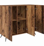 VidaXL Dressoir Bruin 90 x 34 x 80 cm Bewerkt hout