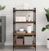 VidaXL Boekenplank Bord 4 pcs Bruin 60 x 40 x 1.5 cm Bewerkt hout