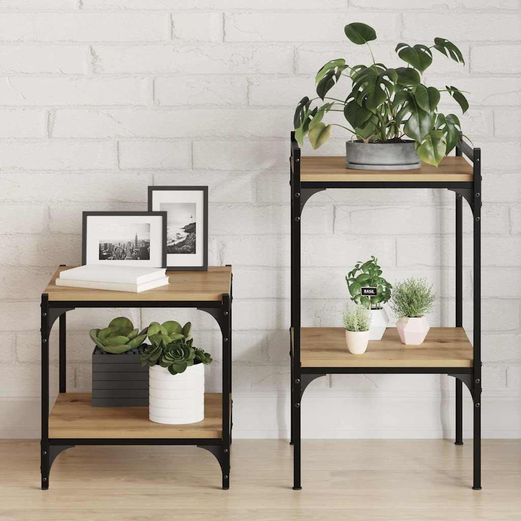 VidaXL Boekenplank Bord 4 pcs Bruin 40 x 40 x 1.5 cm Bewerkt hout