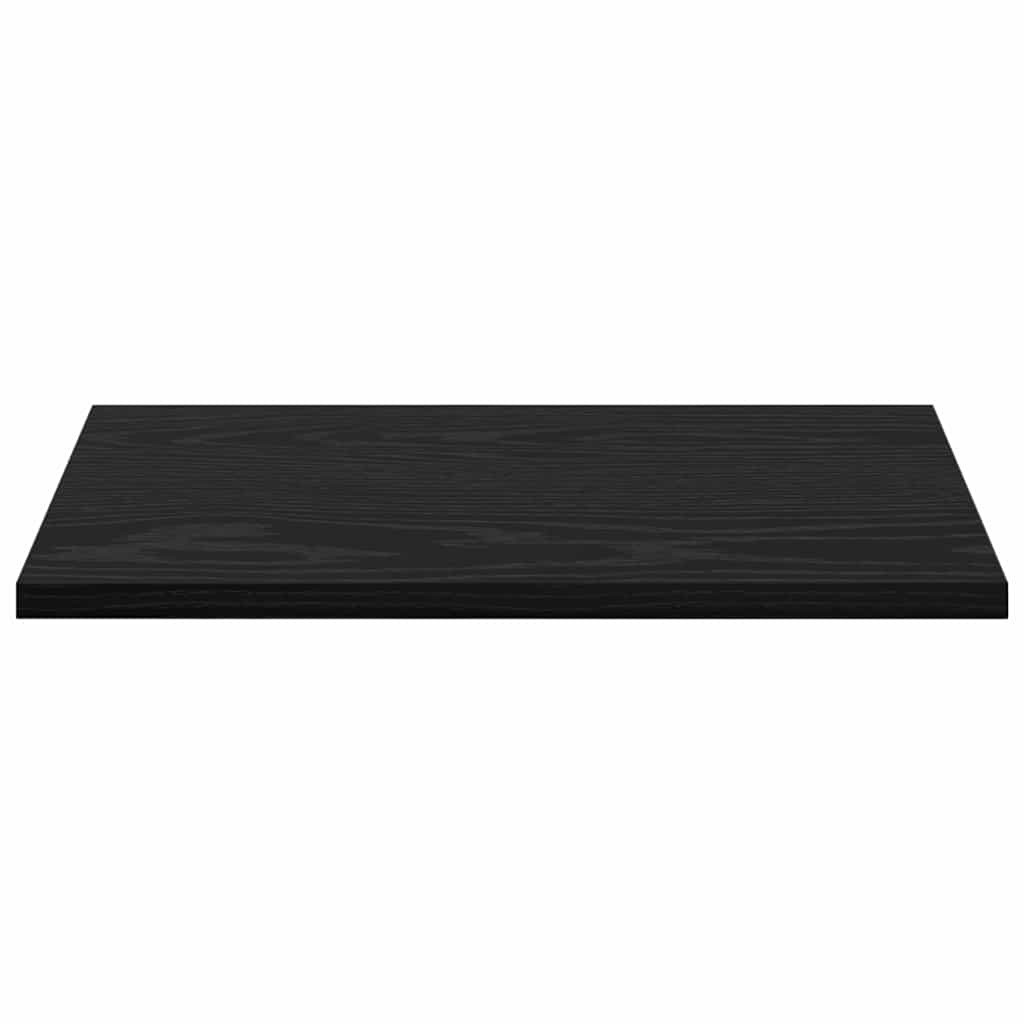 VidaXL Boekenplank Bord 4 pcs Zwart 40 x 30 x 1.5 cm Bewerkt hout