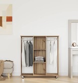 VidaXL Kledingkast met plank artisanaal eikenkleurig 102 x 38 x 110 cm