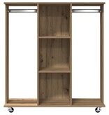 VidaXL Kledingkast met plank artisanaal eikenkleurig 102 x 38 x 110 cm