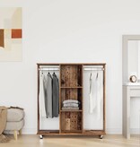 VidaXL Kledingkast met plank Oud Hout 102 x 38 x 110 cm Bewerkt hout
