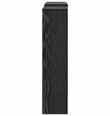 VidaXL Radiatorafdekking Zwart Eiken 205 x 21.5 x 83.5 cm