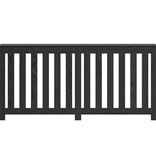 VidaXL Radiatorafdekking Zwart Eiken 175 x 20 x 82 cm