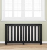 VidaXL Radiatorafdekking Zwart Eiken 149 x 20 x 82 cm